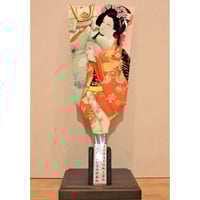 羽子板 7号歌麿 かんざし スタンド付き