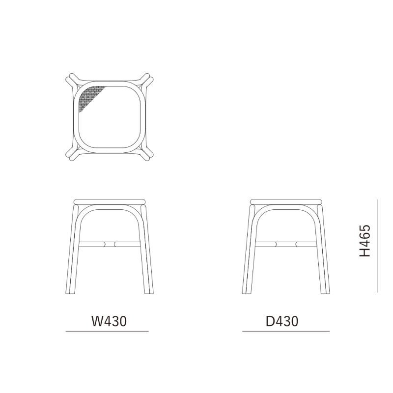 SR スツール | Kanemitsu-online shop.