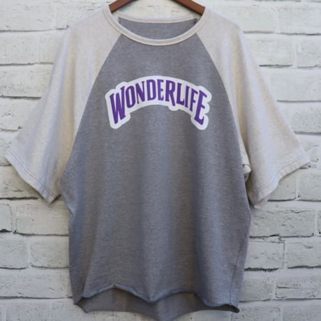 wonderTシャツ(パープルロゴ)