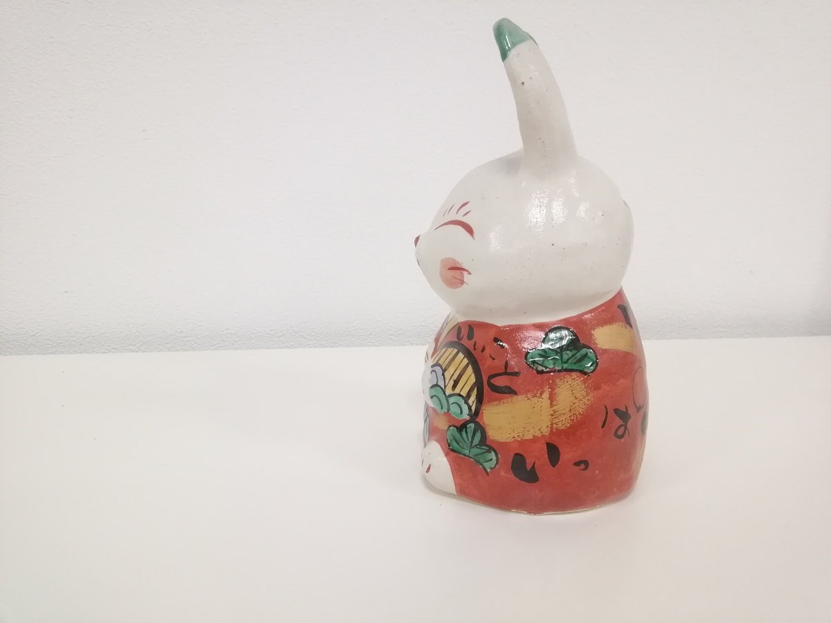 夕立窯 手作りうさぎ貯金箱 | torikane'sSTORE