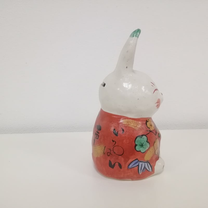 夕立窯 手作りうさぎ貯金箱 | torikane'sSTORE