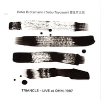 Peter Brotzmann / Sabu Toyozumi - TRIANGLE, LIVE AT OHM, 1987
