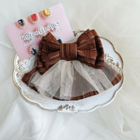 板チョコ柄のヘッドドレス
