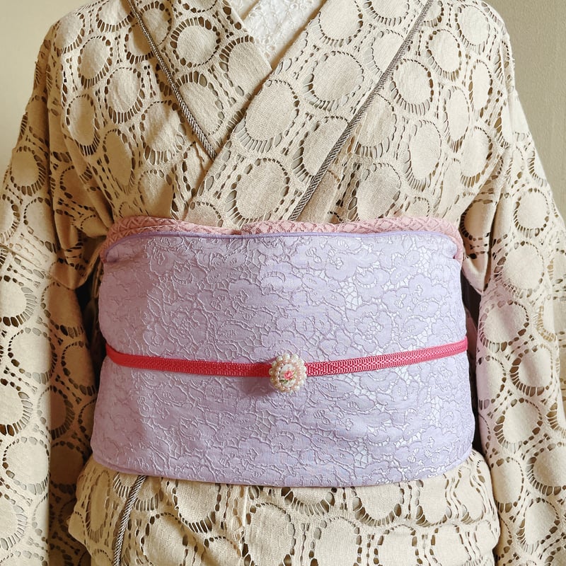 大人の兵児帯✨帯ベルト 大人の兵児帯 ゴールドフラワー | florentins365