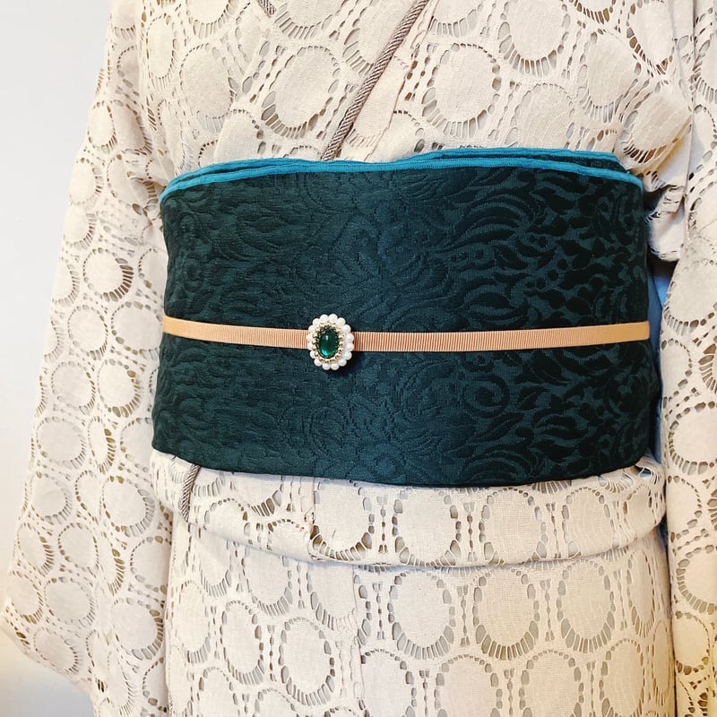 ラスト1点】大人の兵児帯 深緑 | florentins365