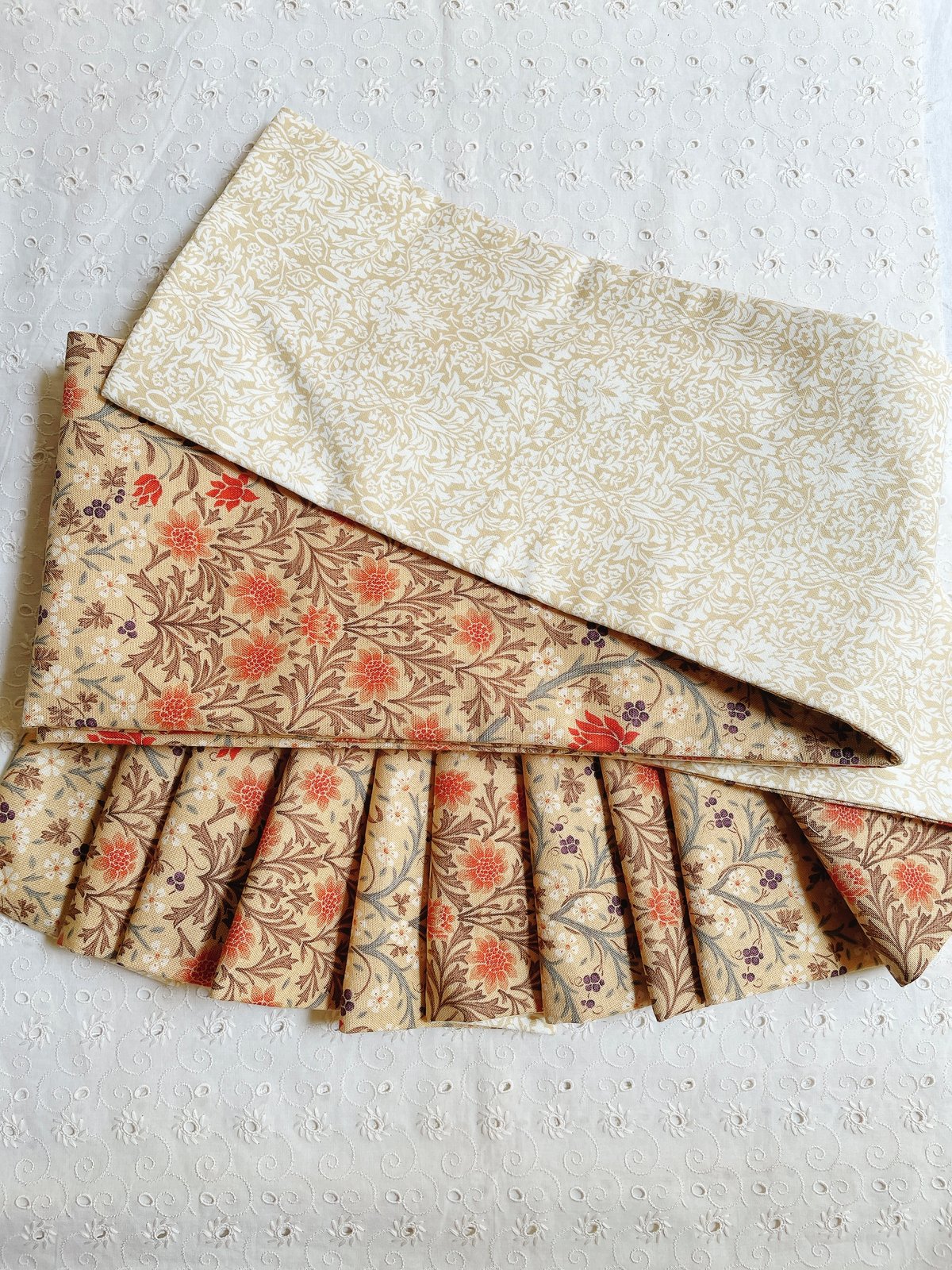 ラスト1】リバーシブル半幅帯【秋の庭】 | florentins365