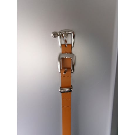 Rich I / Elongated [Leather Belt] *CAMEL