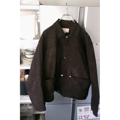 YOKO SAKAMOTO /  PLEATS JACKET DENIM *KAKISHIBU