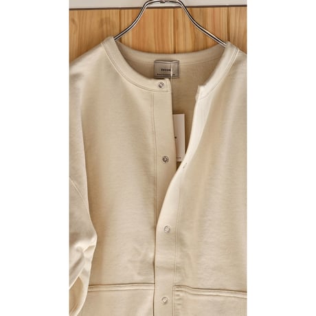 EVCON/ SWEAT CARDIGAN *OFF WHITE