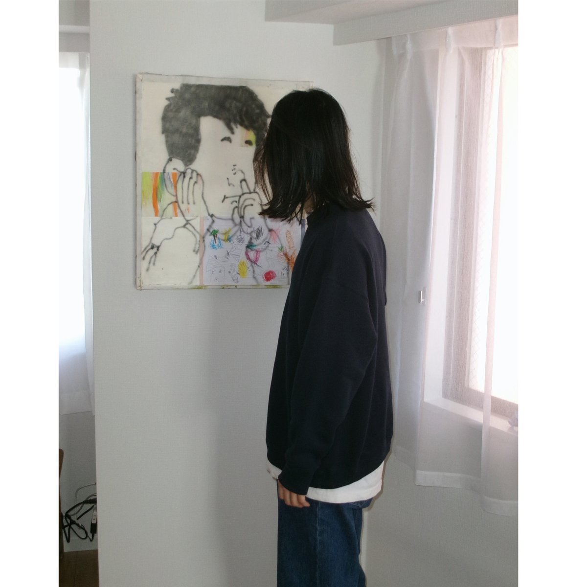 別注] FUJI / CREW NECK SWEAT *NAVY | AVET