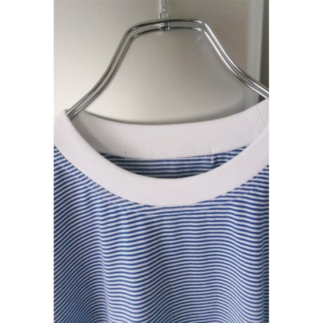 ABELIA EDWARD GOUCHA / CLASSIC T-SHIRT BORDER *BLUE
