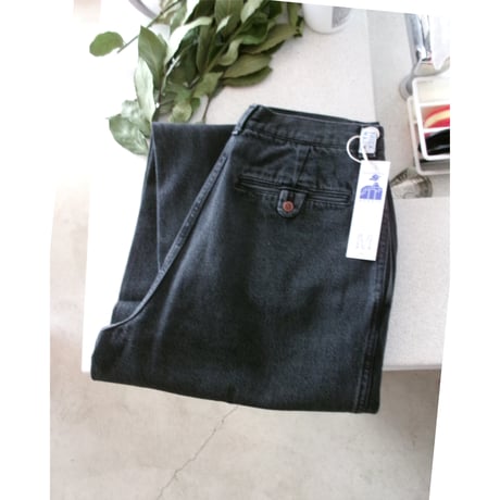 NO ROLL / THICKWALK PANTS BLACK DENIM *BLACK