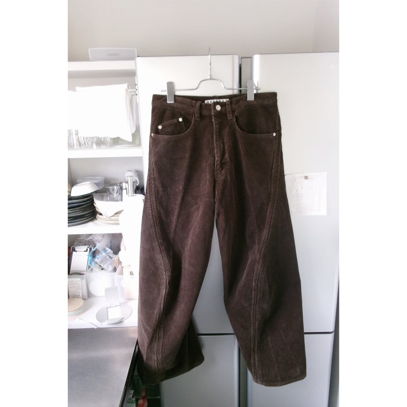 NVRFRGT　CORDUROY 3D TWISTED 5P PANTS NVRFRGT / CORDUROY 3D TWISTED 5P PANTS | disarm | no. ROTOL