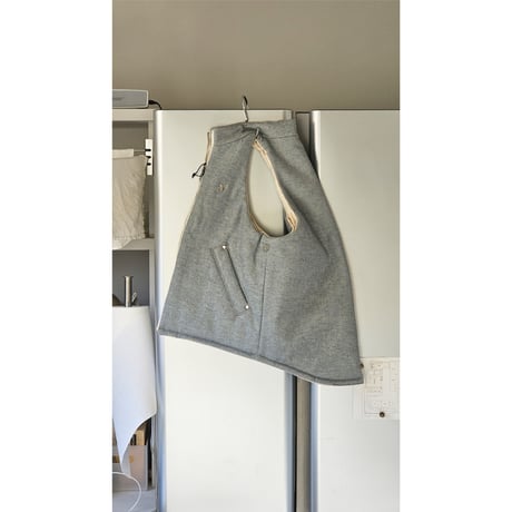●HIDAKA / DOWN VEST BAG * SAND BLUE