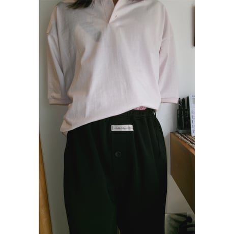 ABELIA EDWARD GOUCHA / LONG TRUNKS PANTS Smooth Jersey  *BLACK