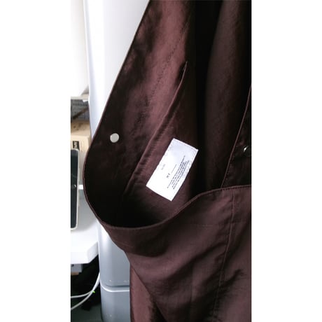 MY___ / NYLON TWILL SHOULDER BAG *BROWN