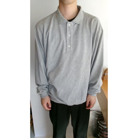 ●EVCON / POLO L/S SHIRT *GRAY