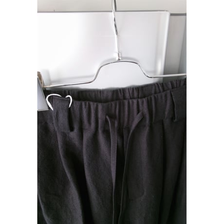 Blanc YM / Linen Silk Oversize Pants *BLACK