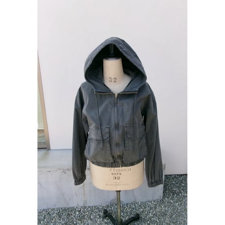 MY___ / GARMENT DYE HOODIE BLOUSON *SUMI