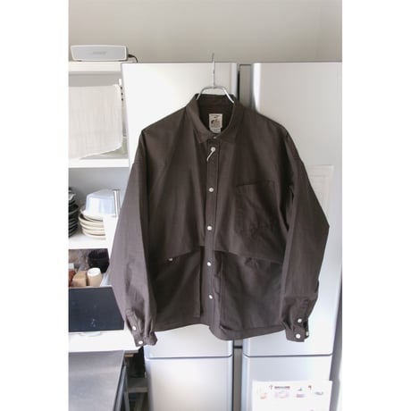 NO ROLL / HWR N.WEATHER SHIRT *DARKEST BROWN