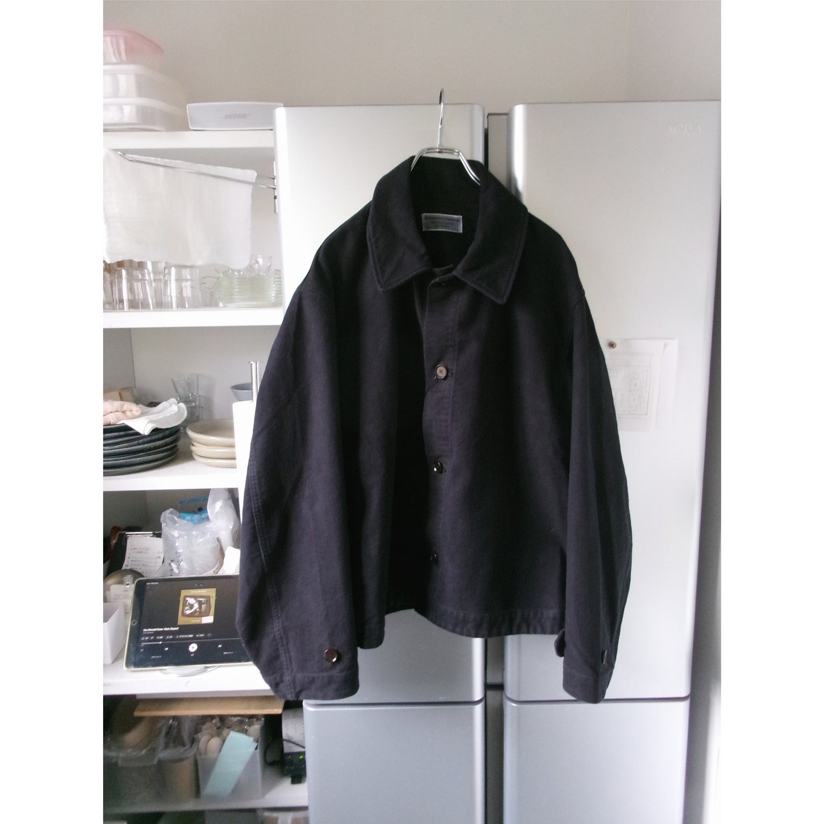 OLD FOLK HOUSE / Moleskin Blouson *Black | AVET