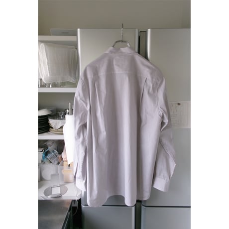 UNIVERSAL PRODUCTS / CANCLINI FRENCH FRONT L/S SHIRTS *BROWN