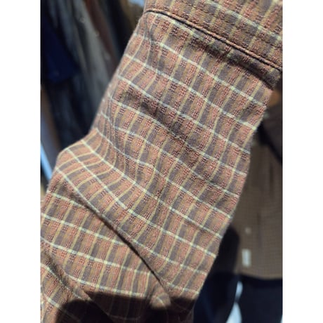 NO ROLL / NORMAL PANAMA SHIRT *PANAMA CHECK