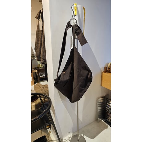 MY___ / NYLON SHOULDER BAG -BROWN