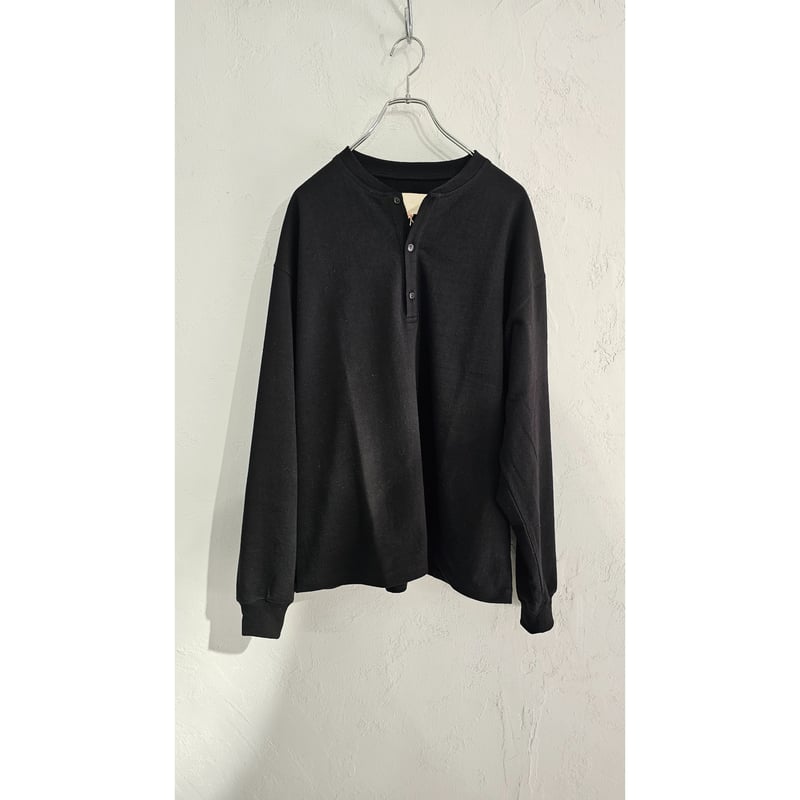 YOKO SAKAMOTO / L/S HENRY NECK *BLACK | AVET