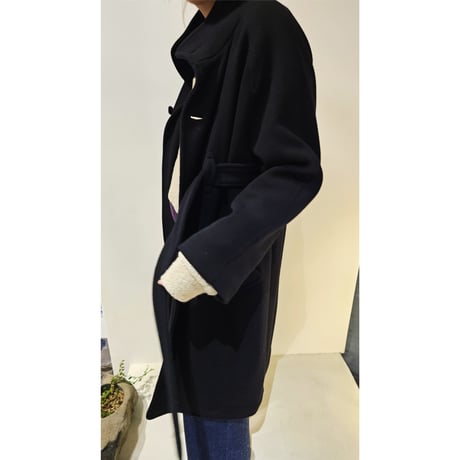 TOZAOU / Stand Collar Coat *BLACK