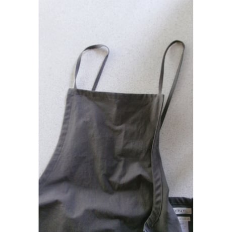 FUJI /  COTTON LINEN ONEPIECE (for ladies) *CHARCOAL GRAY