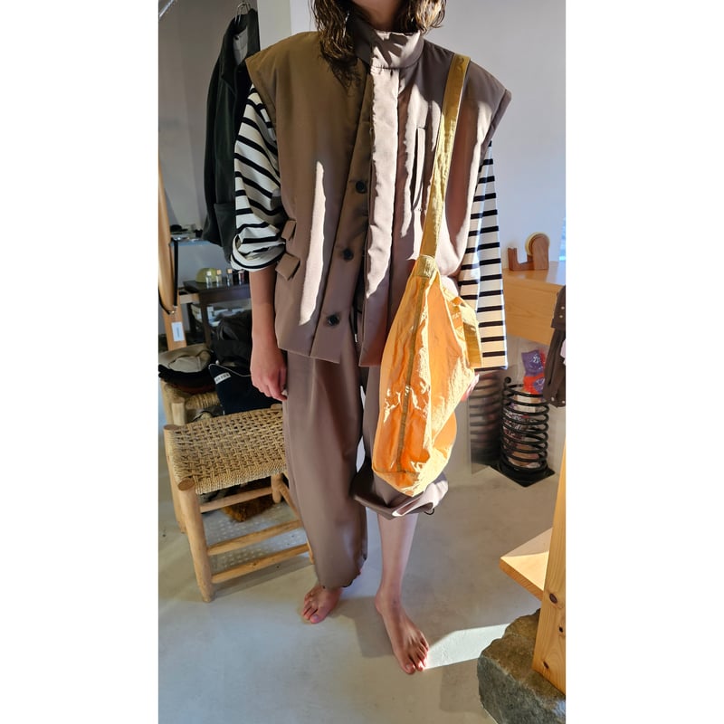 Blanc YM / Ripstop Wide Pants *Gold | AVET