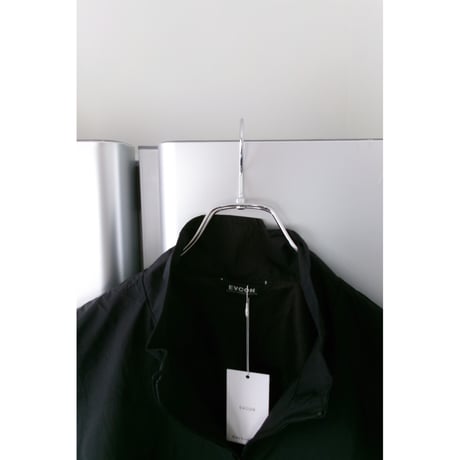 EVCON/ NYLON ZIP UP VEST *BLACK