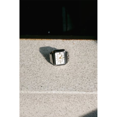 HIDAKA / LEGACY RING WATCH *WHITE