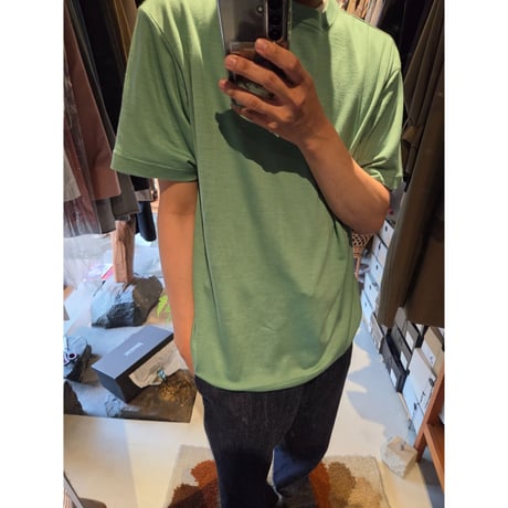 FUJI / WOOL S/S T-SHIRT *GREEN