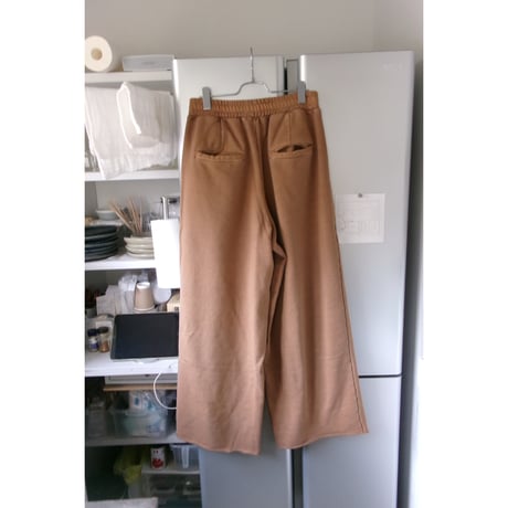 Rich I / TUCK SWEAT PANTS *BROWN
