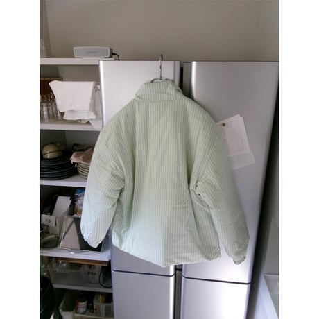 FUJI(for ladies) / COTTON STRIPE PADET JACKET *GREEN STRIPE