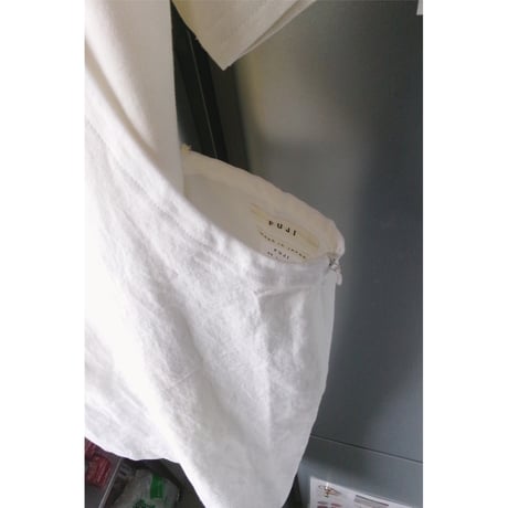 FUJI /  COTTON LINEN ONEPIECE (for ladies) *WHITE