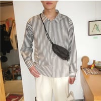 ABELIA EDWARD GOUCHA / FOME SHIRTS resort stripe *NAVY