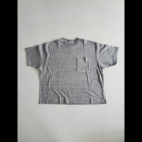 INTERIM /  HYPER BIG AME-KAJI POCKET TEE  TOP GRAY