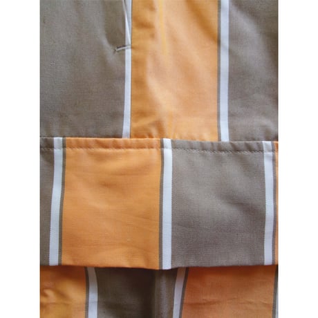 TOZAOU for AVET / mimi Float Shorts *C(ライトブラウン×オレンジ ストライプ)
