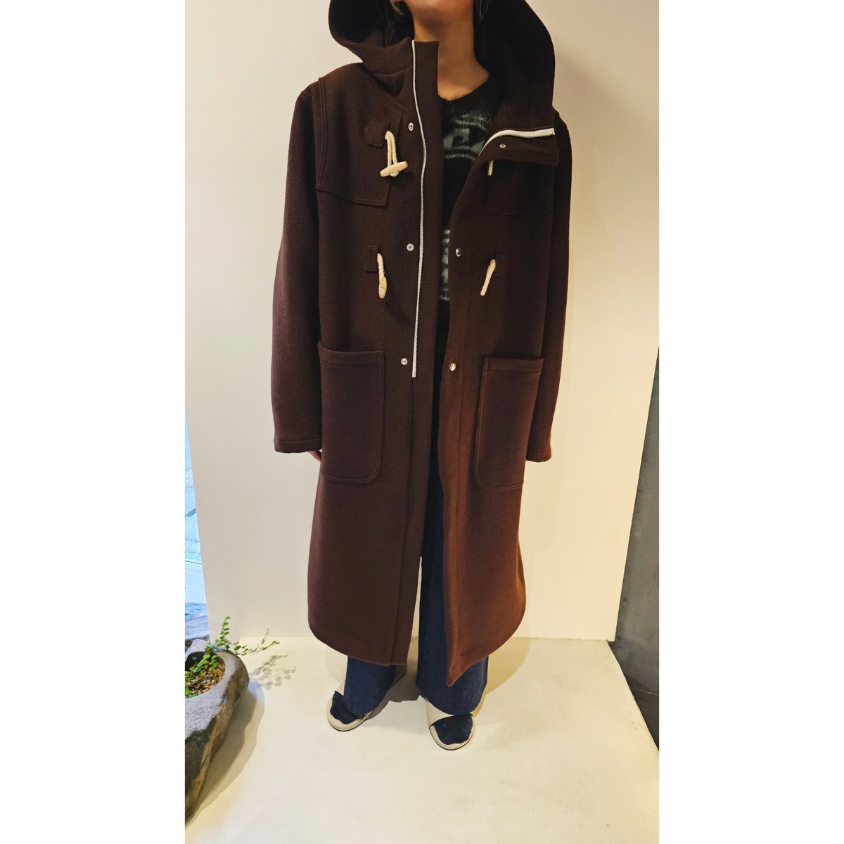 LENO CASHMERE WOOL DUFFLE COAT CAMEL 2 【公式通販】