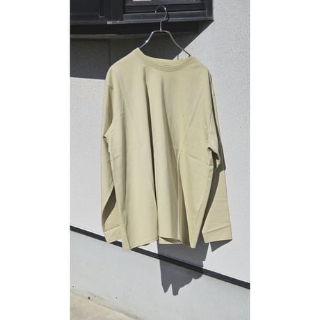 FUJI /  pure cotton long sleeve t-shirts *olive