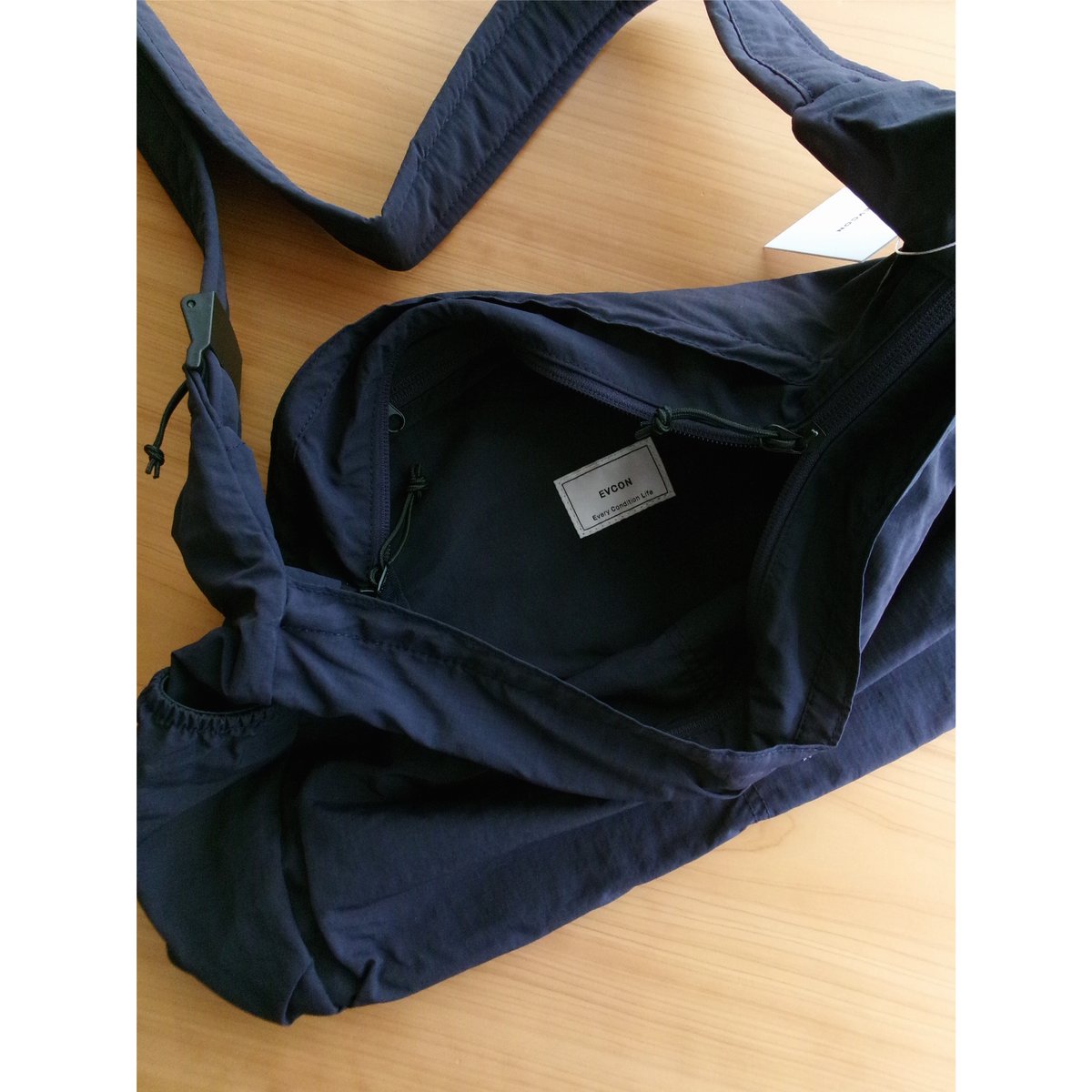 EVCON / BIG NYLON SHOULDER BAG *NAVY | AVET