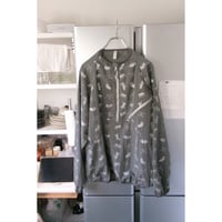 NO ROLL / SIGN REFLECTION PULLOVER *GREY