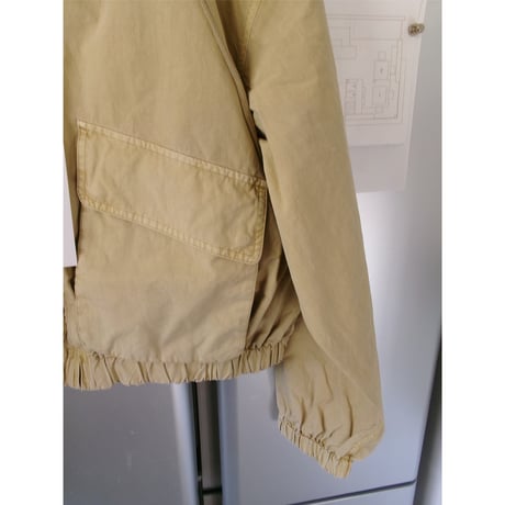 MY___ / GARMENT DYE HOODIE BLOUSON *BEIGE