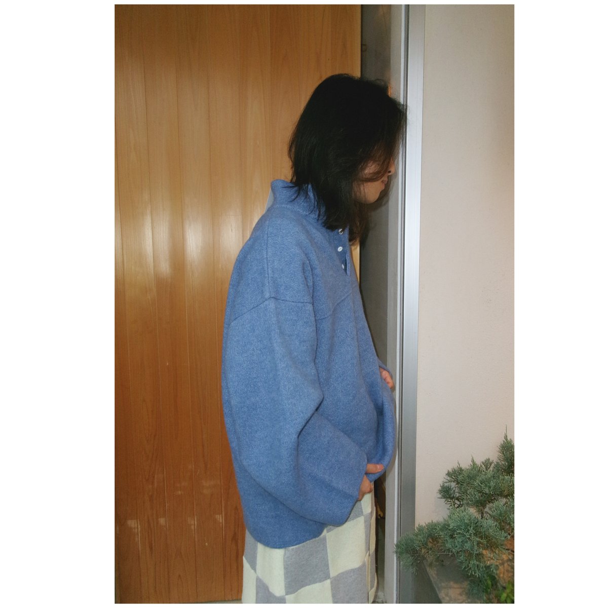 トップス 24aw Blanc YM Wool Fleece Snap Pullover Blanc YM / Wool Fleece Snap Pullover(Gray)通販サイト - 京都取扱い