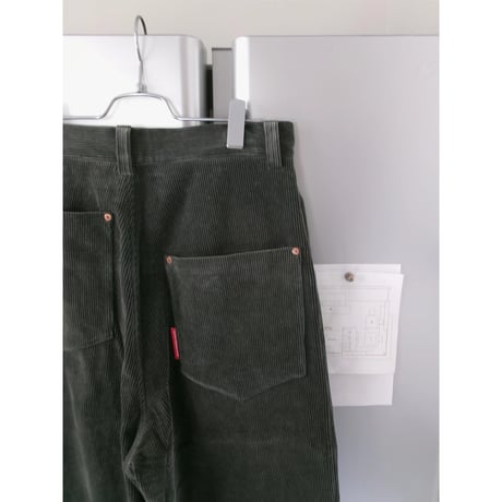ABELIA EDWARD GOUCHA / ECHO PANTS CORDUROY *GREEN