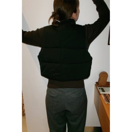 ●MY___ / SHORT PADDED GILLET(for Ladies) *BLACK