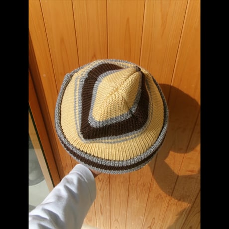 NO ROLL / CONFECTION BEANIE *L-CREAMYELLOW